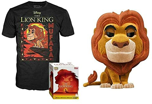 Maskfy- Set Figura Pop 38 tee Disney El Rey Leon Mufasa Muñecos cabezones, Multicolor (120318)