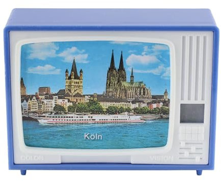 Freak Scene Gucki - klick-Fernseher - Kölner Sehenswürdigkeiten - Köln - blau