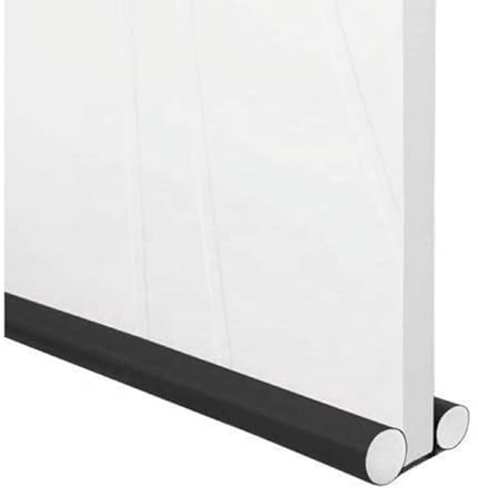 Paraspifferi Sottoporta universale per Porte Interne ed Esterne in Microfibra con Doppia Guarnizione Anti Insetti Antipolvere Anti Vento Anti Luce.