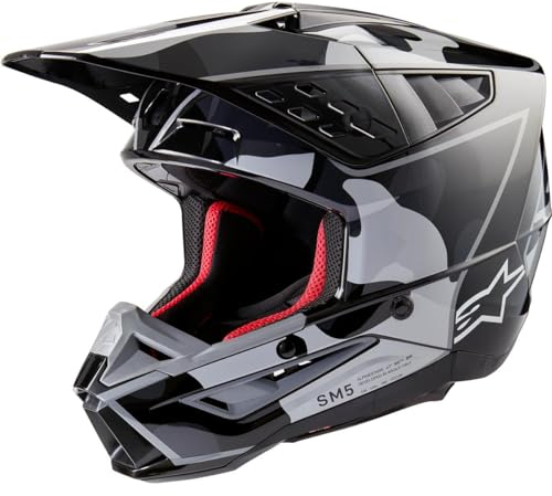 Alpinestars Motocross-Helm S-M5 Schwarz Gr. M