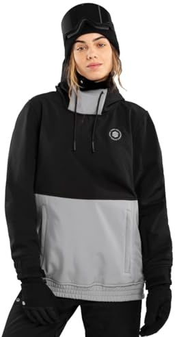 SIROKO - Snowboardjacke für Damen W1-W Boardslide - M - Schwarz/Grau