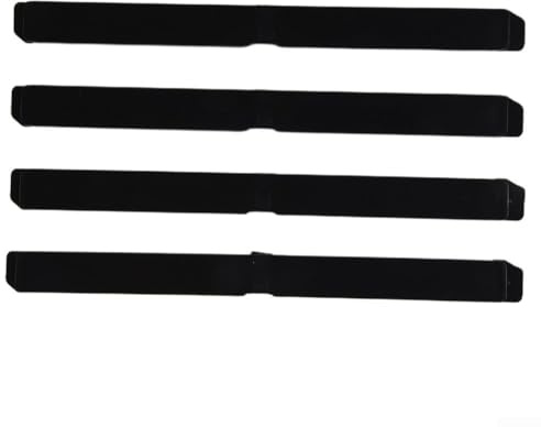 Paquete de 4 cubiertas de repuesto para riel de techo, cubierta de plástico para Opel Astra H 51 87 877, 51 87 878, modelos delanteros y traseros, color negro