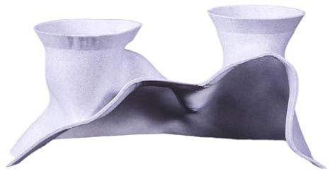 Underground Aquarium Tunnel - Decorative 3d Printed Tunnel - Curved Betta Cave, Underwater Tank Accessories for Betta Fish Environment, Shrimp Habitat