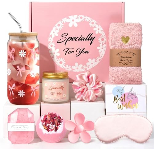 Yogopro Cadeau pour Femmes de 30 40 50 60 70 Ans,Ensemble de Cadeaux pour Petite Amie Meilleure Amie Fille Petite-fille Noël Saint-Valentin,Fête des Mères Cadeau pour Mère