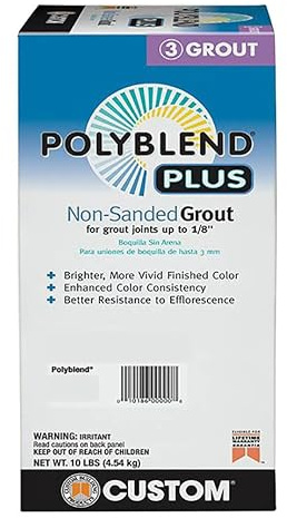 Custom Building Products Polyblend Plus Grout - Non-Sanded - 10 lbs (145 - Light Smoke)