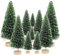 Weihnachtsbaum,Mini Weihnachts Baum,Christmasbaum Mini Grün,Weihnachtsbaum Miniatur,Künstlicher Weihnachtsbaum,Weihnachts Baum klein,Künstlich Klein Weihnachtsdeko (Grün, 10 Stück)