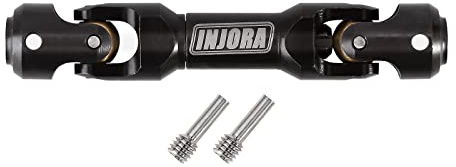 INJORA RC Eje de Transmisión Acero Tarea Pesada para 1/10 RC Coche Crawler Axial SCX10 90046 AXI03007 TRX4 Redcat Gen8,68-86 mm