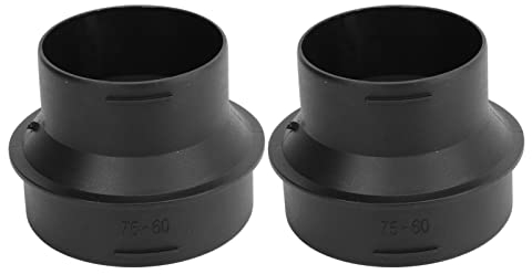 1 Paio di Tubi Adattatori per Riscaldatore di Parcheggio in ABS Durevole 60 Mm a 75 Mm Connettore per Raccordo Tubo Condotto Riscaldatore per Riscaldatore Webasto