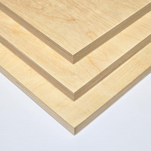 AtHaus® Placas de Contrachapado 15  mm | Tableros Multiplex | Placas de Madera | Cortes Disponibles: 50x50 cm