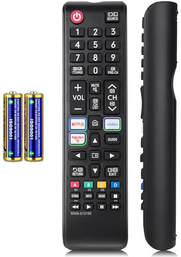 for Samsung-TV-Remote-Control, Universal Replacement for All Samsung Smart TV, BN59-01315B with Batteries
