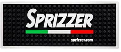 Sprizzer - Silikon Anti-Tropf Barmatte für Aperol Spritz und Cocktails, Überlaufmatte fur Sprizzer Aperol Spritz Maschine, Bequem, Leicht und Waschbar, Schützt vor Tropfen und Flecken, Made in Italy