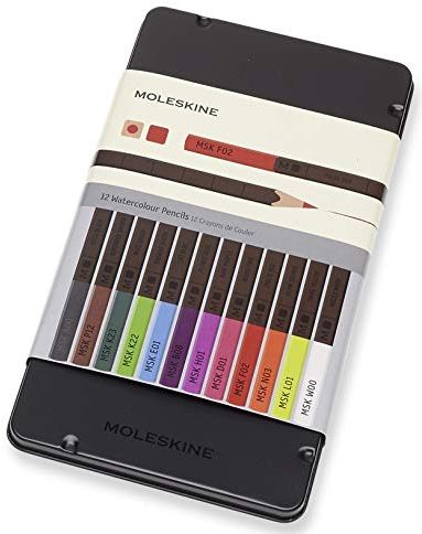 Moleskine Smart Aquarellstifte, 12 Stück