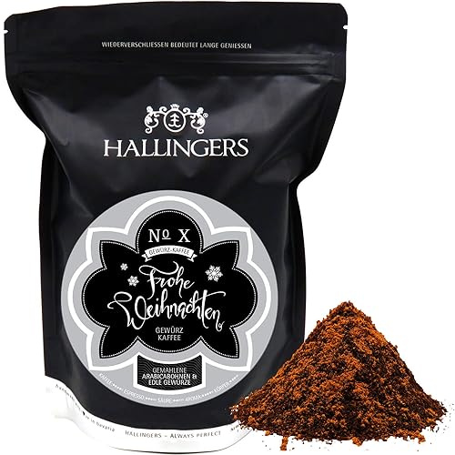 Hallingers Genuss Manufaktur Gewürzter Gourmet-Kaffee, schonend langzeit-geröstet
