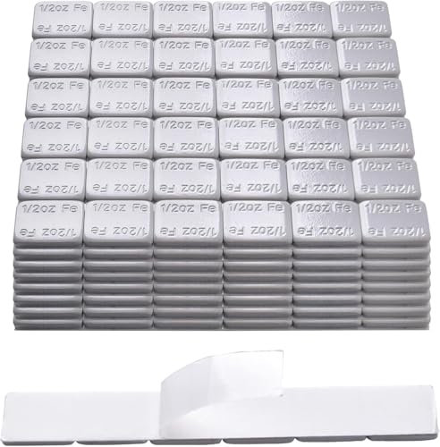 AAIN Stick on Wheel Weights, EasyPeel Tape, 4 Boxes/2304pcs, 1/4oz, 0.25oz