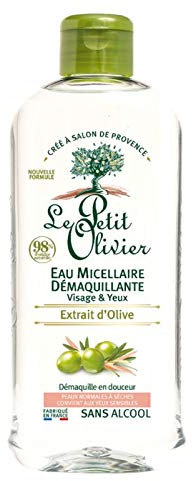 Éclat naturel: Eau Micellaire Démaquillante LE PETIT OLIVIER 400ml - Peau propre et fraîche - Soins faciaux - Beauté et Hygiène - Le Lot De 3