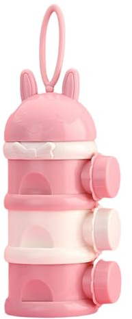 Milk Powder Dispenser | 3 Layers Snack Storage Container,Portable Milk Can, Non-Spill Milk Powder Container, Formula Box