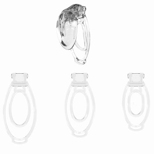 Jaula de Protección Invisible para Hombres con 3 Clips (Color transparente)