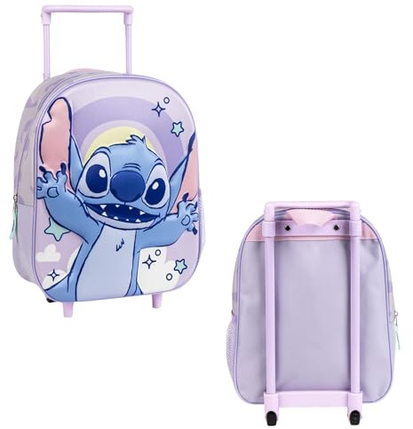 Official Stitch Suitcase for Kids | Disney Suitcase Kids | Girls Suitcases | Lilo and Stitch Suitcases and Bags | Children's Luggage