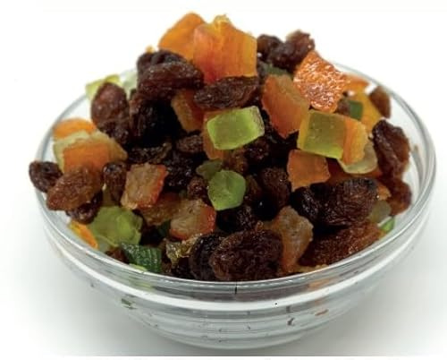 600g Mix Canditi Arancia & Cedro a Cubetti + Uvetta Romeo. Frutta Candita Italiana Naturale al 100%. Senza Coloranti, Senza Additivi, Senza Solfiti.