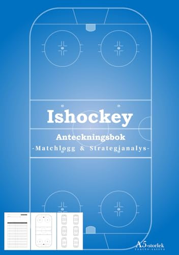 Ishockey Anteckningsbok -Matchlogg & Strategianalys- A5-storlek