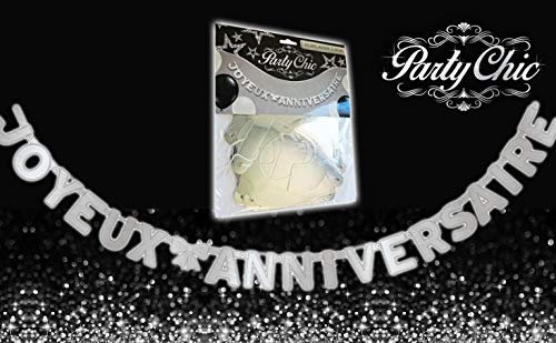 Générique STC - Guirlande Anniversaire Argent