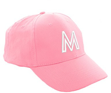 morefaz Unisex Jungen Mädchen Mütze Baseball Cap Rosa Marineblau Hut Kinder Kappe Alphabet A-Z TM