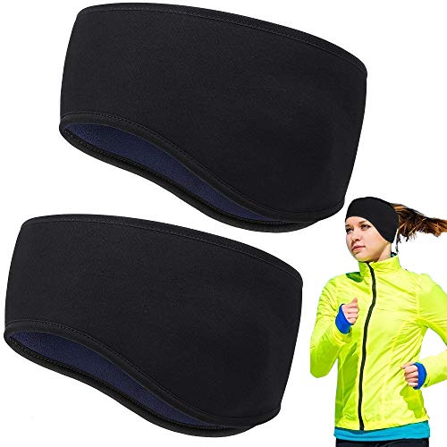 HASAGEI Fascia Sportiva Capelli, Calda dell'Orecchio Headband Fascia Unisex, Ideale per Sport,Pilates,Tennis, Yoga, Bicicletta, Fare Jogging e così Via