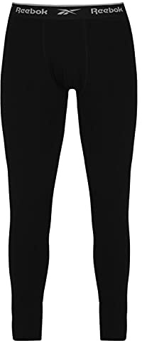Reebok Johny Pantalon de détente pour Homme | Pantalon de Base en Coton pour Homme, évacuant l'humidité et Confortable, Pantalon de Sport Thermique, Disponible en S, M, L et XL, vêtements de Sport
