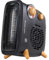Russell Hobbs 1800W/1.8KW Electric Heater, Retro Horizontal/Vertical Fan Heater Scandi Wood Effect in Black with Adjustable Thermostat, 2 Heat Settings, 20m² Room Size, Dial Control, RHRETHFH1001WDB