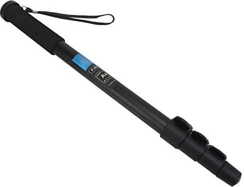 Monopiede per Fotocamera da 59 Pollici, Monopiede da Viaggio Leggero Portatile Compatto in Lega di Alluminio con Borsa per Il Trasporto Manico per Bastone da Passeggio, Monopiede