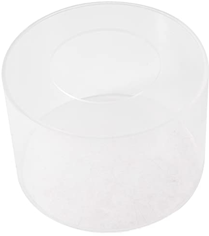 Giilayky 1 présentoir rond en acrylique pour gâteau - Grattoir à gâteau - Plaque à gâteau DIY ronde - Rechargeable (A)