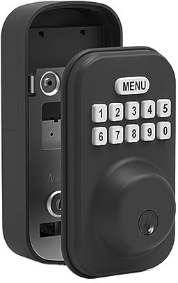 HAvern Serratura for Porta Senza Chiave con Maniglia - Perno di Blocco Tastiera Elettronica con Maniglia for Porta - Perno di Blocco Smart Lock