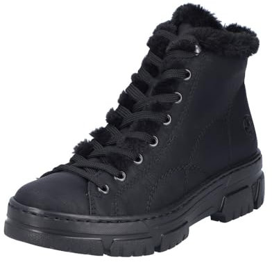 Rieker Damen Schnürstiefel Z7411-00 schwarz Gr. 40