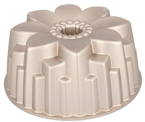 Birkmann, Kuchenform Flora, Bronze, Ø 22 cm, Aluguss, mit Antihaftbeschichtung und Rezept