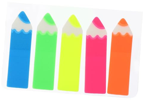 ROMISBABA 500stücke Farbige Haftnotizen Beschreibbare Index-tabs Selbstklebende Seitenmarkierungen Für Bücher Und Notizen Praktische Lesezeichen Für Schüler Und Lehrer Für Dokumente