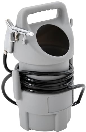 Sabbiatrice, secchio mobile per sabbiatura, sabbiatrice portatile da 50 kg, set di pistole per sabbiatura