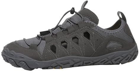Barfotaskor herr löpning sommar löparskor mesh ventilerande sportskor halkfria sneakers dämpning promenadskor utomhus strandskor löpning skor män joggingsko lätta sommarskor
