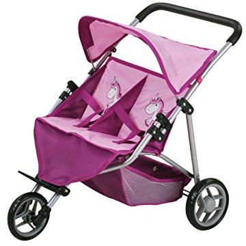 Knorrtoys 16774 – Tandem Poussette Duo – Uma. Le Licorne