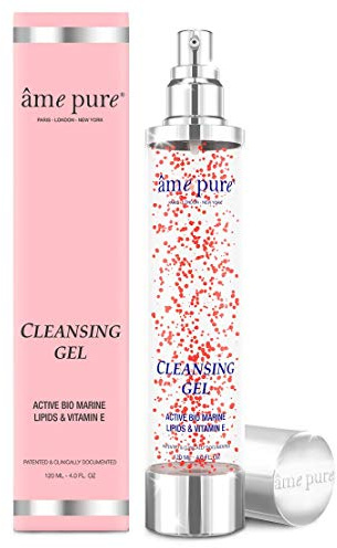 âme pure® Reinigungsgel mit reinen Vitamin E Perlen und natürlichen Wirkstoffen gegen Hautunreinheiten und Alterung (120ml)