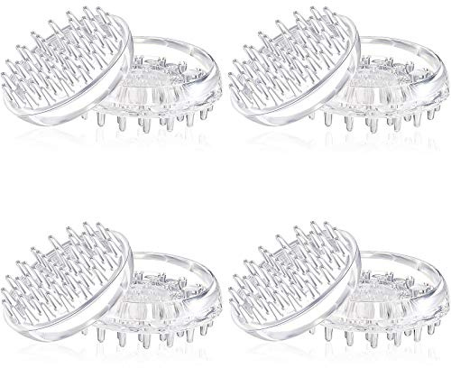 Jetec 8 Pieces Carpet Protectors Spiked Caster Cups Round Furniture Caster Cups Spiked Carpet for Furniture Legs, Sofas, Tables, Chairs