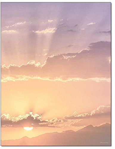 At Sunset Letterhead Laser & Inkjet Printer Paper (100 Sheets)