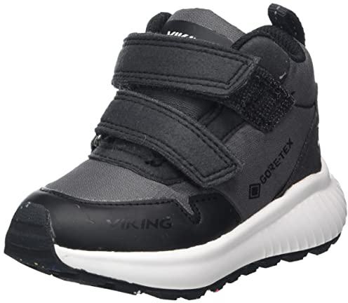Viking Aery Track Mid F GTX Sneaker, Charcoal/Black, 29 EU