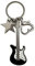 WaTudouYe Y2k Gitarre Pentagram Stern Schlüsselanhänger für Woweet Cool Trend Mode Anhänger Schlüsselanhänger Vintage Ästhetische Accessoires Geschenk