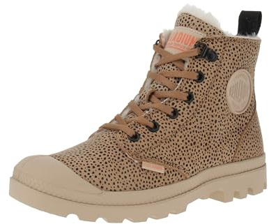 Palladium Femme Pampa Hi Zip Wool, Marron, 35 EU