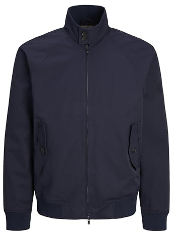 JACK & JONES Chaqueta Jprblurudy Harrington JKT Sn para hombre, Cielo Nocturno, M