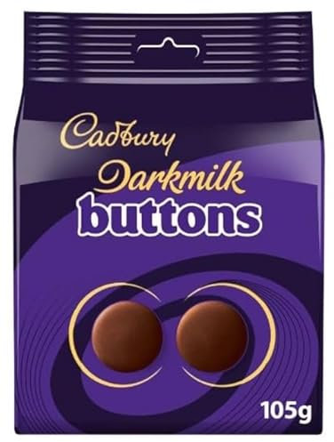 3 x Darkmilk Chocolate Giant Buttons Bag 105g Delicious Tasty And Twisty Treat Gift Hamper For Birthday,Christmas