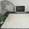 Consilio Concept Cloud Fellteppich 160x230 Ivory weiß Creme Teppich Supersoft 39 mm Höhe Soft weich Hasenfell Imitat beige braun Wohnzimmerteppich Kinderzimmerteppich Küchenteppich Flurteppich