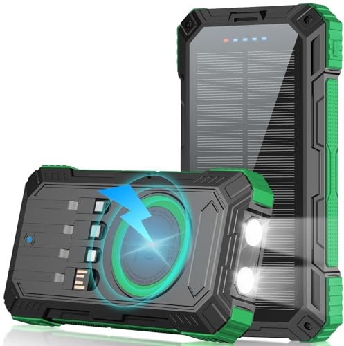 Saraupup Cargador solar portátil, batería