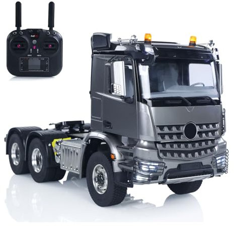 TOUCAN RC HOBBY Tractor de control remoto a escala 1/14 3363 Trcuk RC camión sin bloqueo diferencial eje metálico 2 velocidades caja de cambios sonido ligero