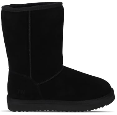 Jack Wills Womens High Snug Boots Black 7